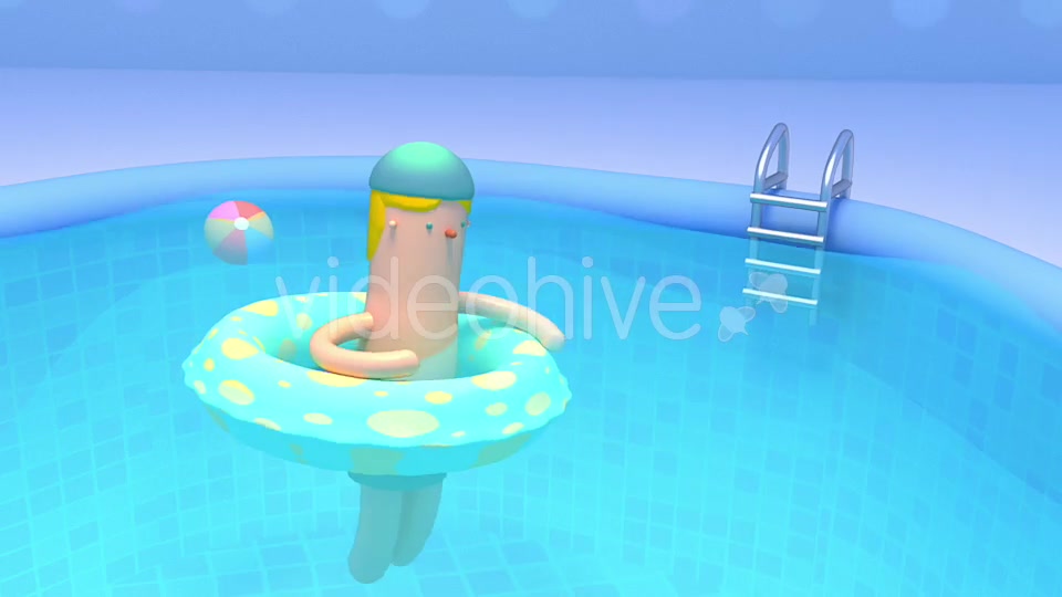 Playing In The Swimming Pool - Download Videohive 20486470