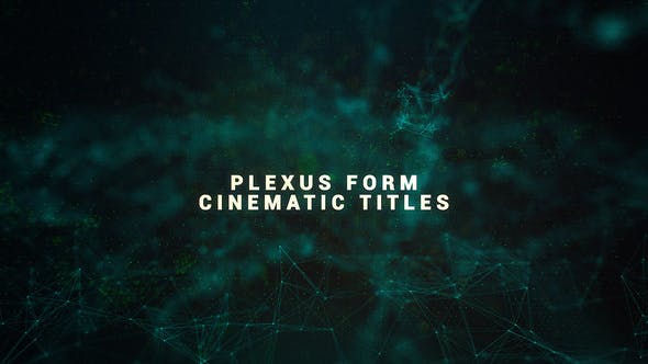 Plexus Form Cinematic Titles - Download 22511287 Videohive