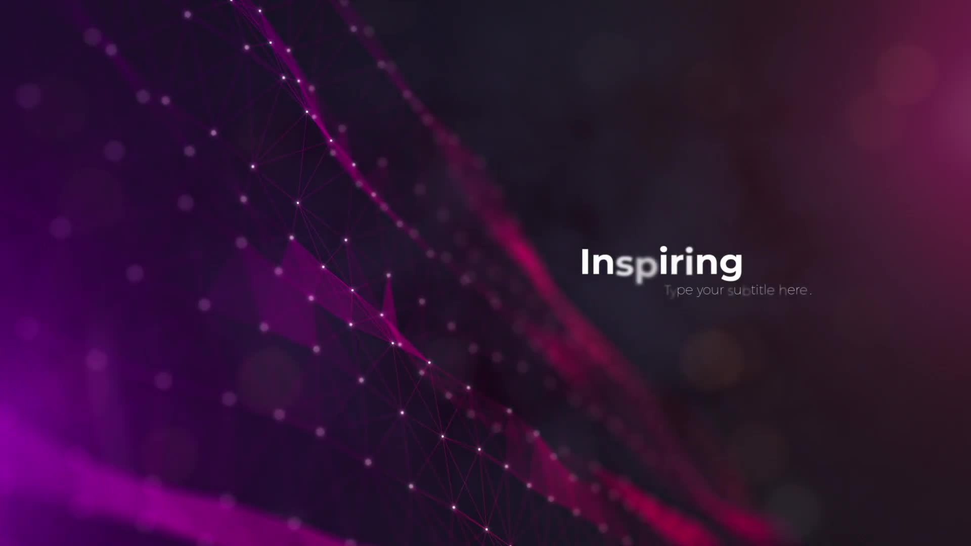 Plexus | Inspiring Titles Videohive 25020819 After Effects Image 1