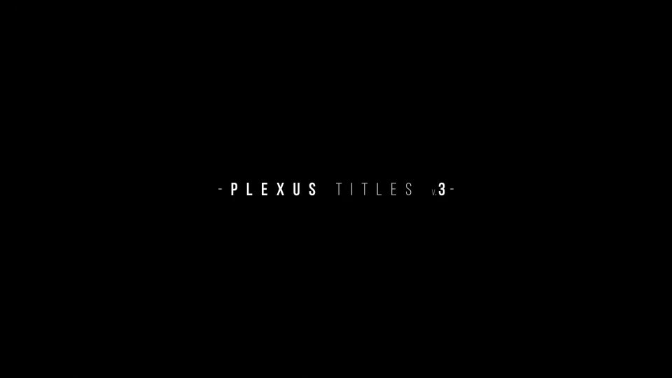 Plexus Titles 3 (Colorful Outburst) - Download Videohive 19581783