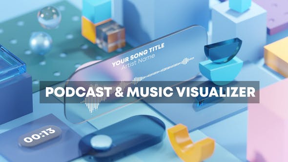 Podcast and Music Visual Techno Geometry 3D - Download 33091975 Videohive