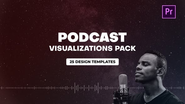 Podcast Audio Visualization Pack for Premiere Pro - Videohive Download 31104398