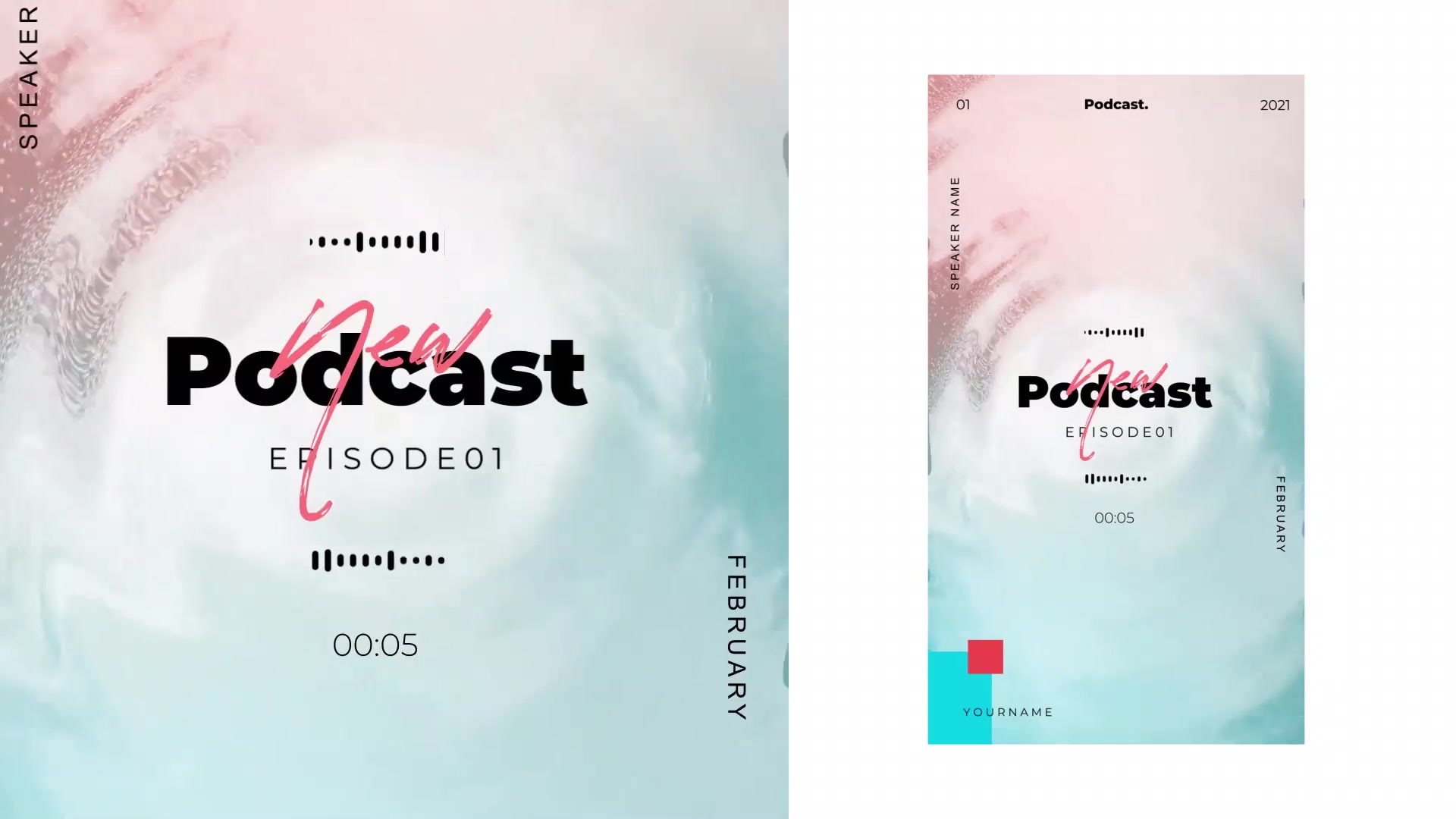 Podcast audiovisualizer insta stories Videohive 31029310 After Effects Image 6