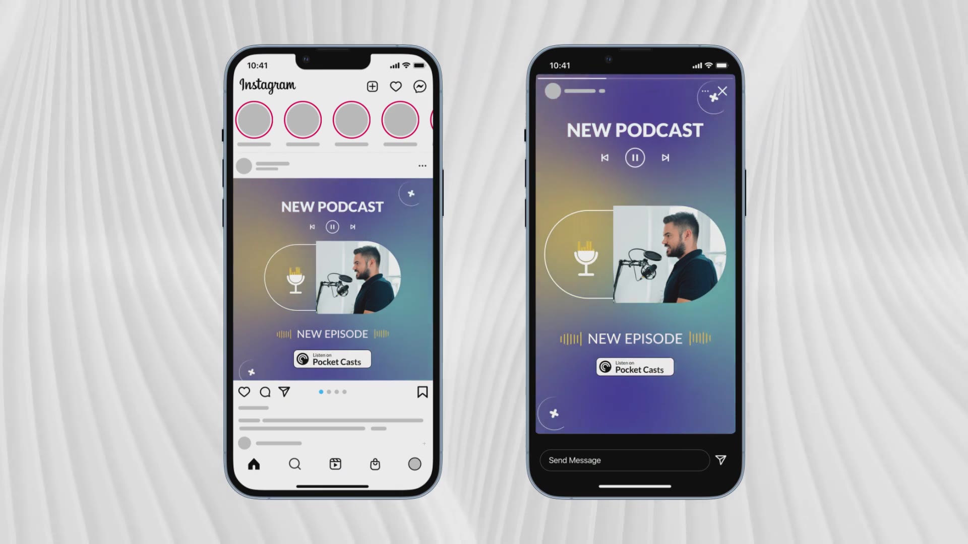 Podcast Instagram Pack for After Effects Videohive 38351170 After Effects Image 3