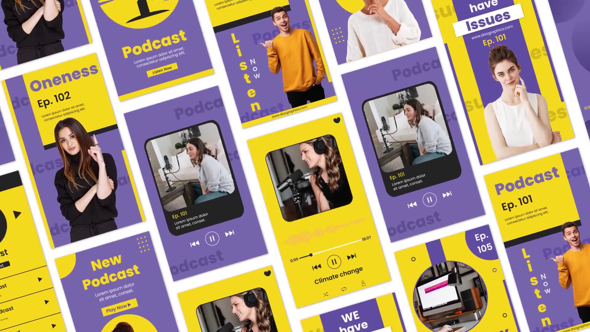 Podcast Instagram Story Template Videohive 35652798 After Effects Image 1
