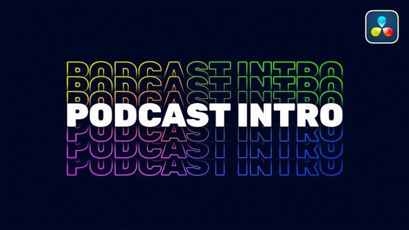 Podcast Intro | DaVinci Resolve - Download Videohive 39839251