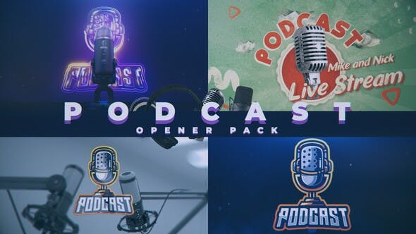 Podcast Opener Pack - Download 32706932 Videohive