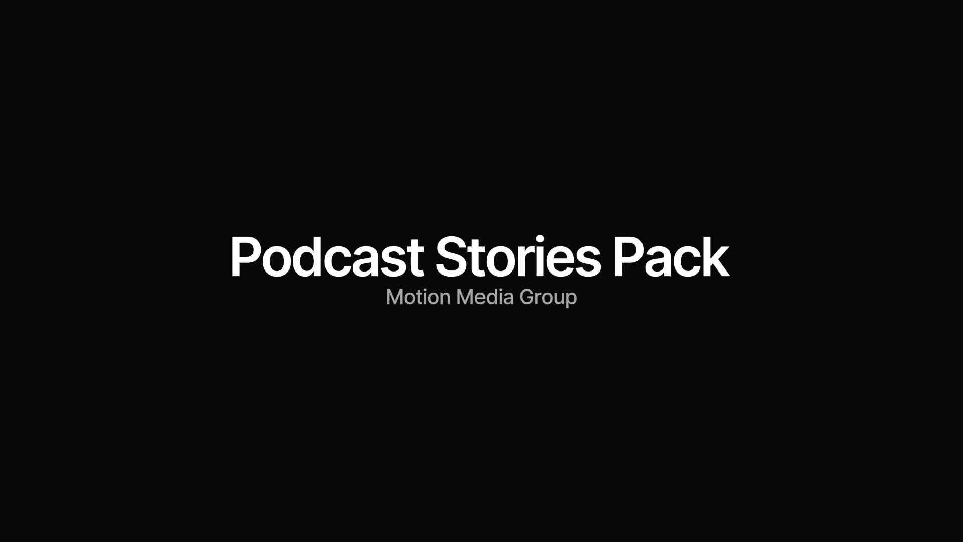 Podcast Stories Pack Videohive 32303523 After Effects Image 11