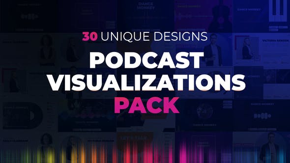 Podcast Visualizations Pack - 27588818 Download Videohive