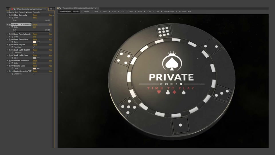 Poker Chip Logo Reveals Videohive 23511749 After Effects Image 10