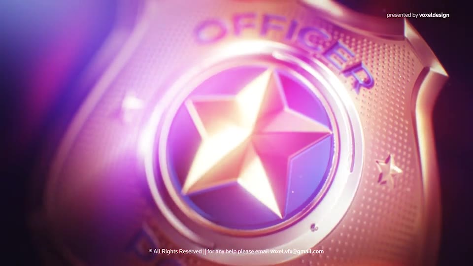 Police Badge Opener Videohive 25783118 After Effects Image 2