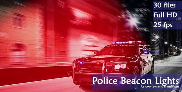 Police Beacon Lights for Overlays (30 Pack) - Download 4456781 Videohive