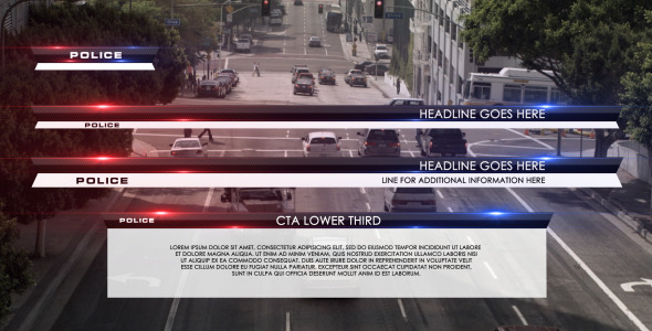 Police Lower Third - Download Videohive 3192904