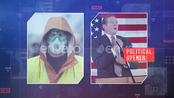 Political News Opener - 26991797 Videohive Download