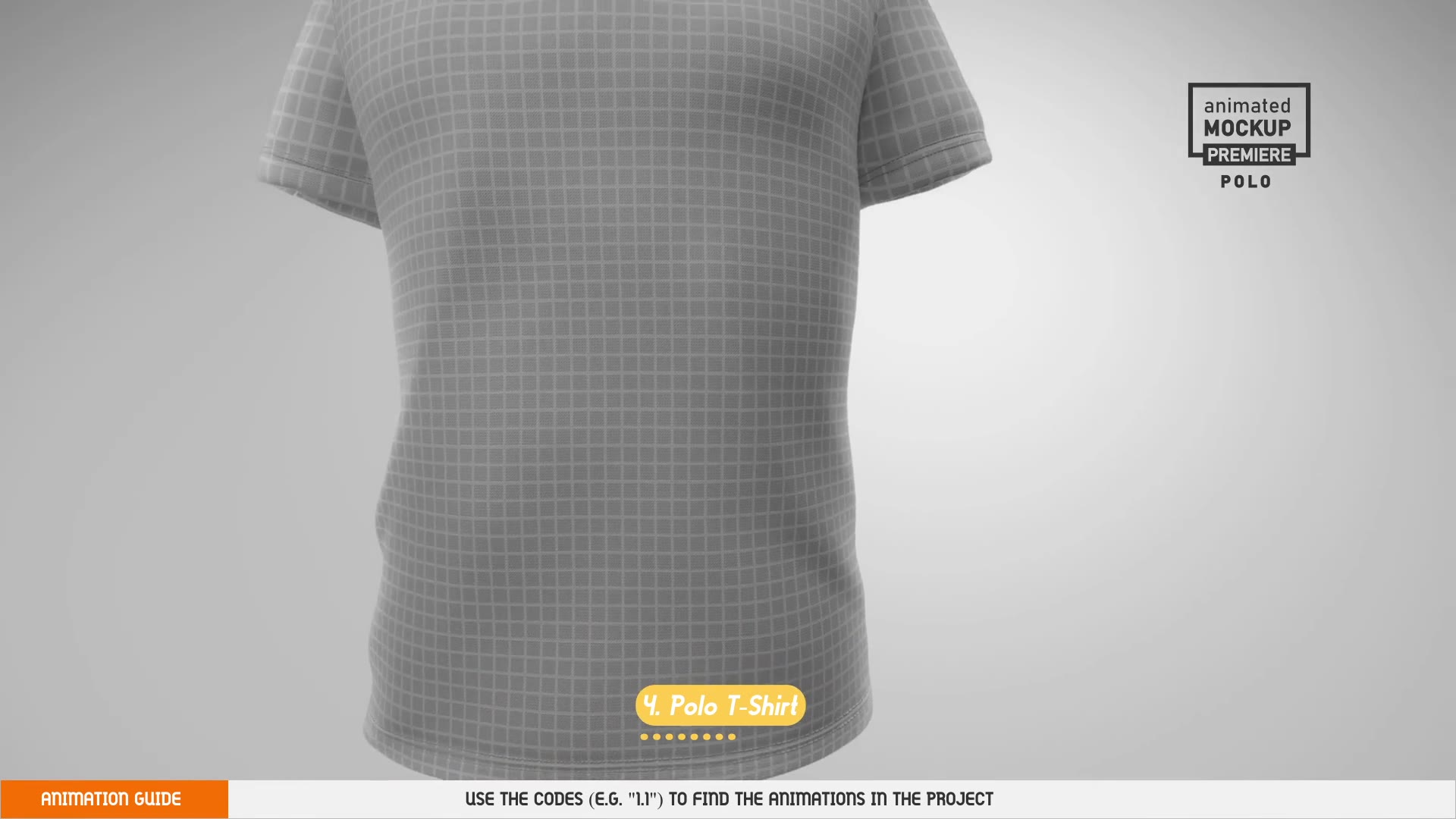 Polo T shirt 5 Scenes Mockup Template Animated Mockup PREMIERE Videohive 33877905 Premiere Pro Image 11