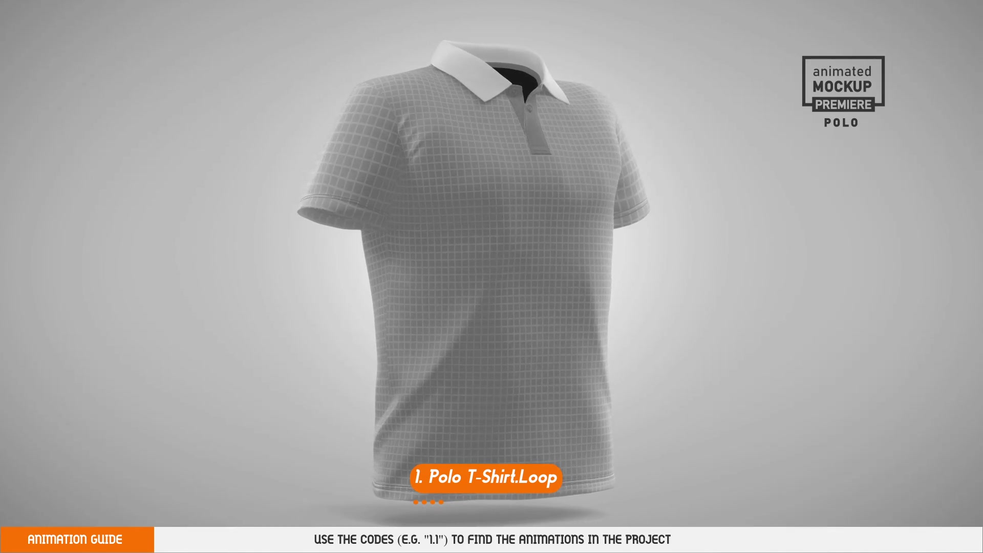 Polo T shirt 5 Scenes Mockup Template Animated Mockup PREMIERE Videohive 33877905 Premiere Pro Image 6
