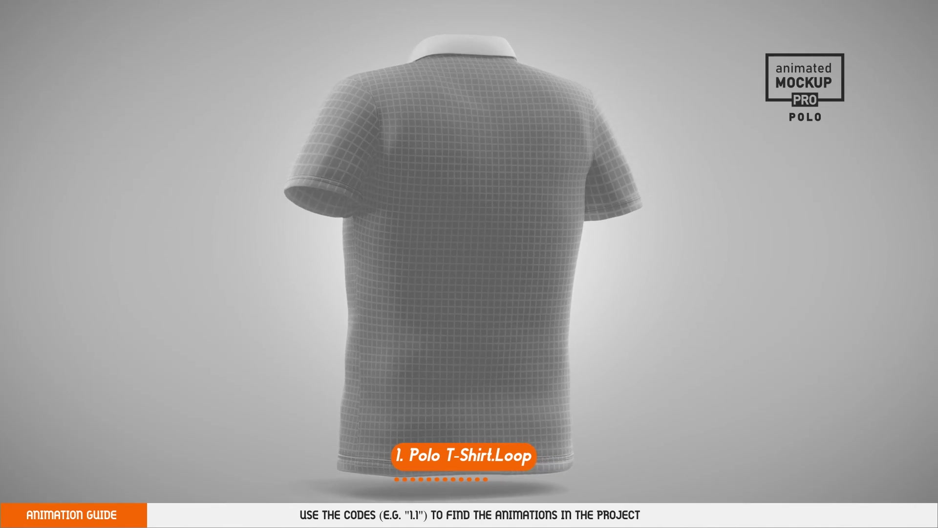 Polo T shirt 5 Scenes Mockup Template Animated Mockup PRO Videohive 33808963 After Effects Image 7