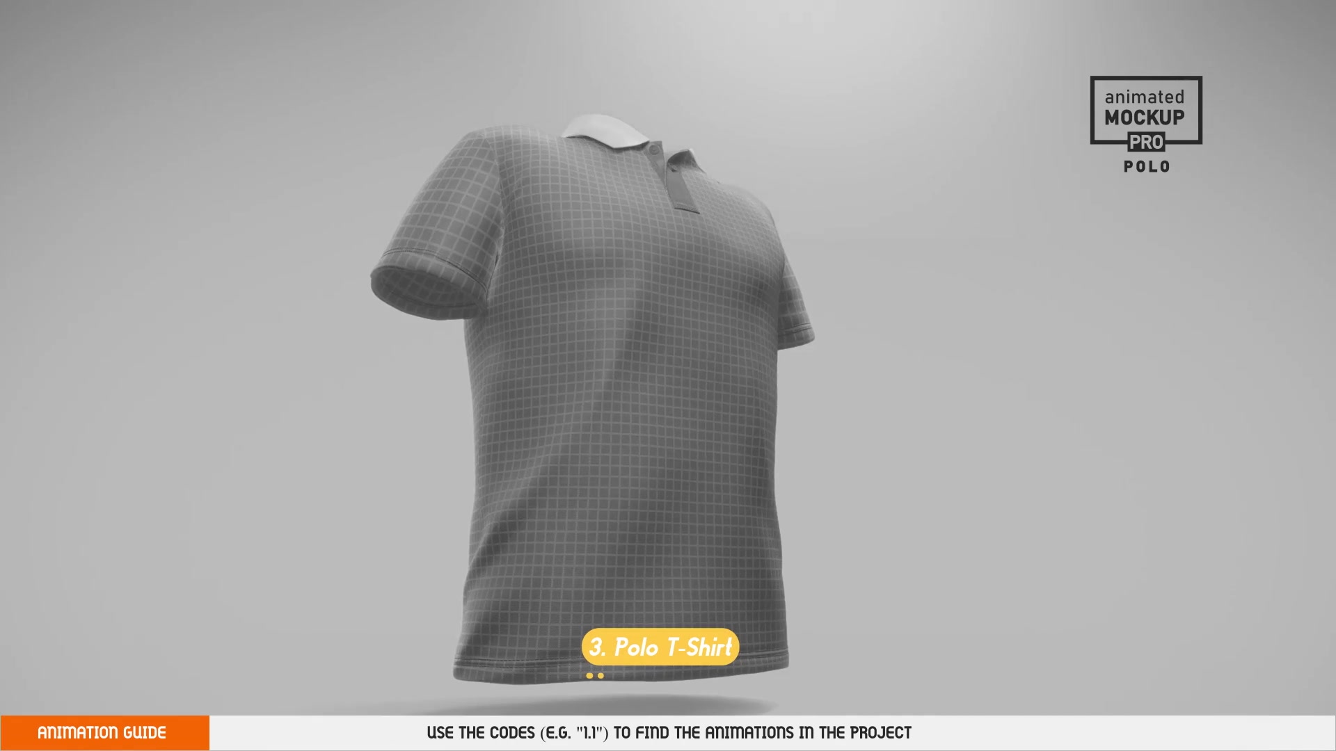 Polo T shirt 5 Scenes Mockup Template Animated Mockup PRO Videohive 33808963 After Effects Image 9