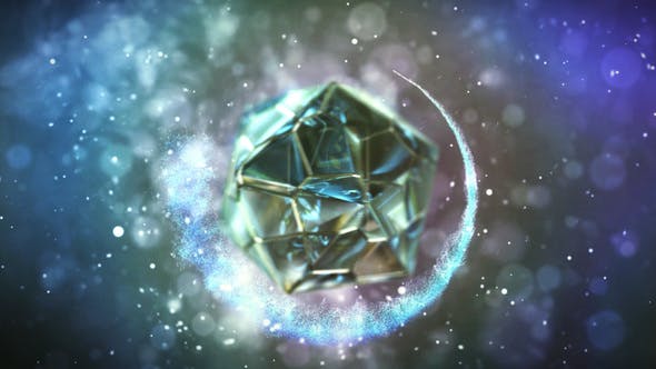 Polyhedron Glass Logo - 22568308 Download Videohive