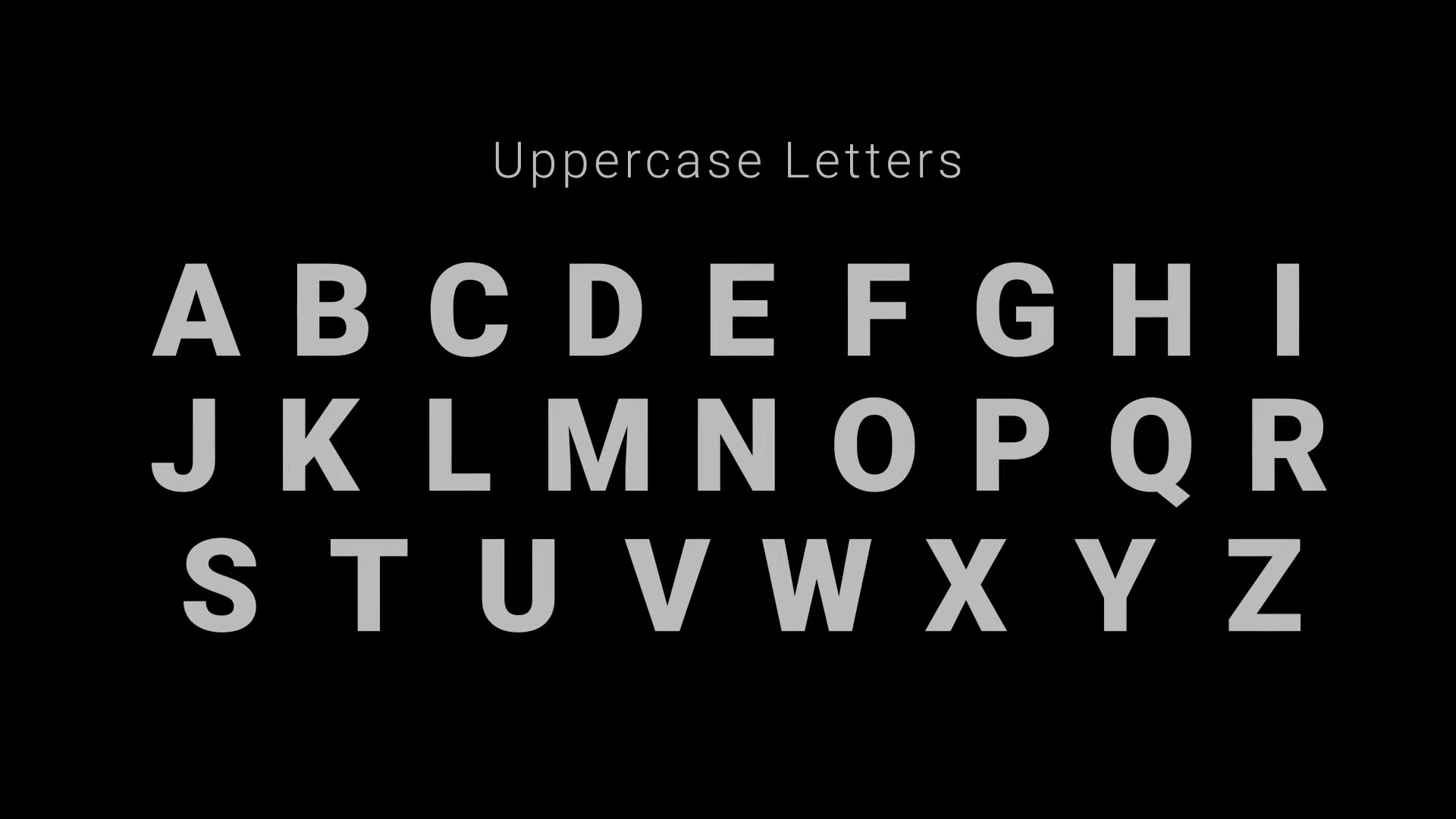 PolyNoise Alphabet Animated Typeface - Download Videohive 16871115