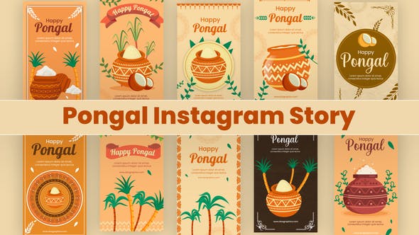 Pongal Instagram Story Pack - Videohive 35403593 Download