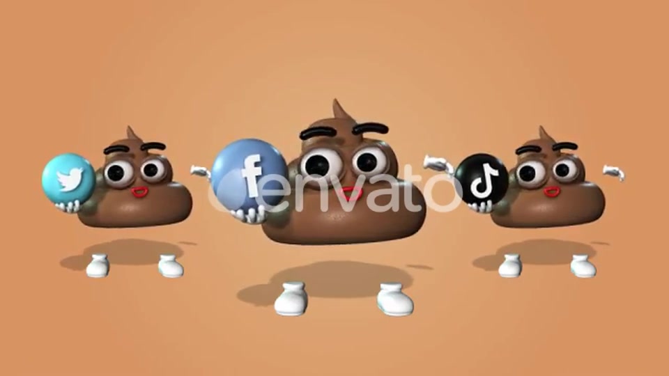 Poop Character Kit Videohive 27302046 Motion Graphics Image 10