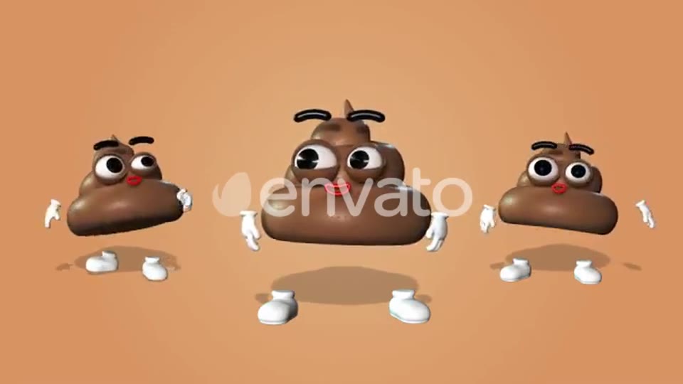 Poop Character Kit Videohive 27302046 Motion Graphics Image 2