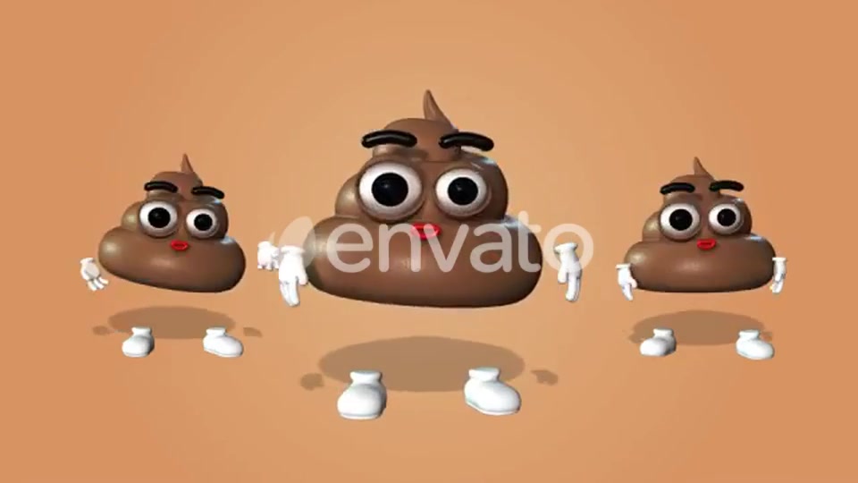 Poop Character Kit Videohive 27302046 Motion Graphics Image 3