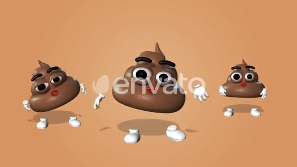Poop Character Kit Videohive 27302046 Motion Graphics Image 4