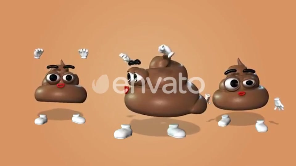 Poop Character Kit Videohive 27302046 Motion Graphics Image 5