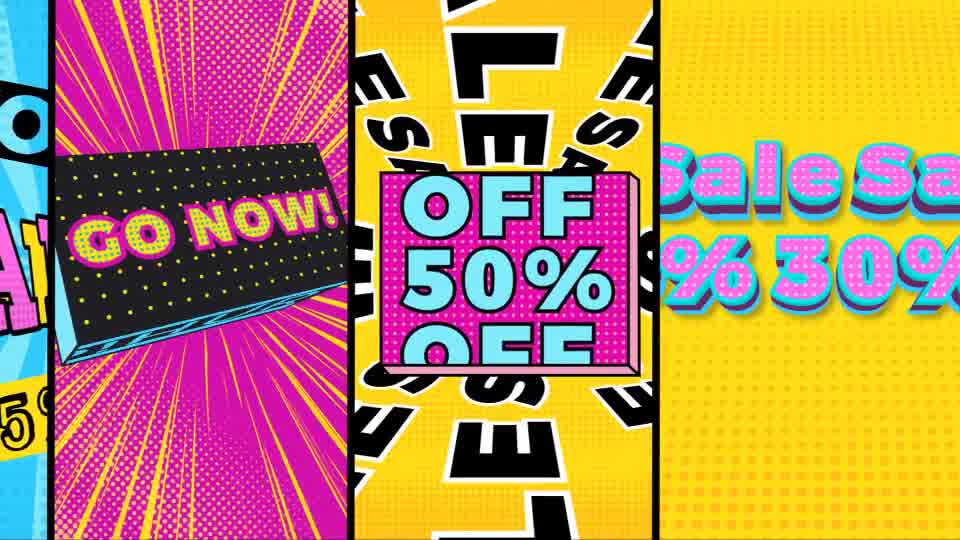 Pop Art Typography Sale Stories Videohive 26775527 After Effects Image 10