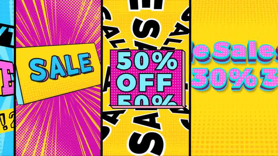 Pop Art Typography Sale Stories Videohive 26775527 After Effects Image 11