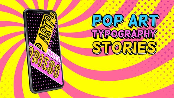 Pop Art Typography Sale Stories - 26775527 Download Videohive
