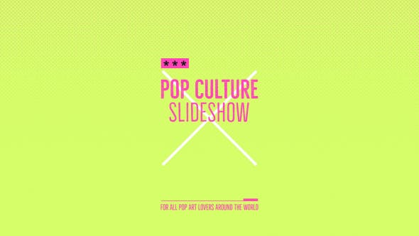 Pop Culture Slideshow - Download Videohive 19342951