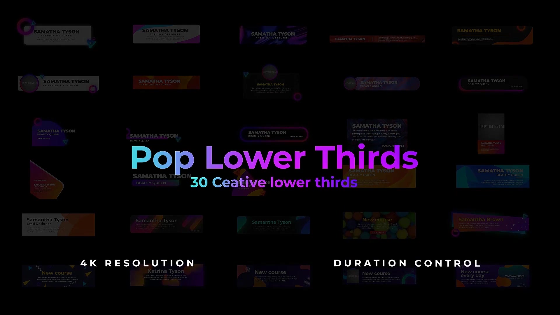 Pop Lower thirds Videohive 27347617 Apple Motion Image 13