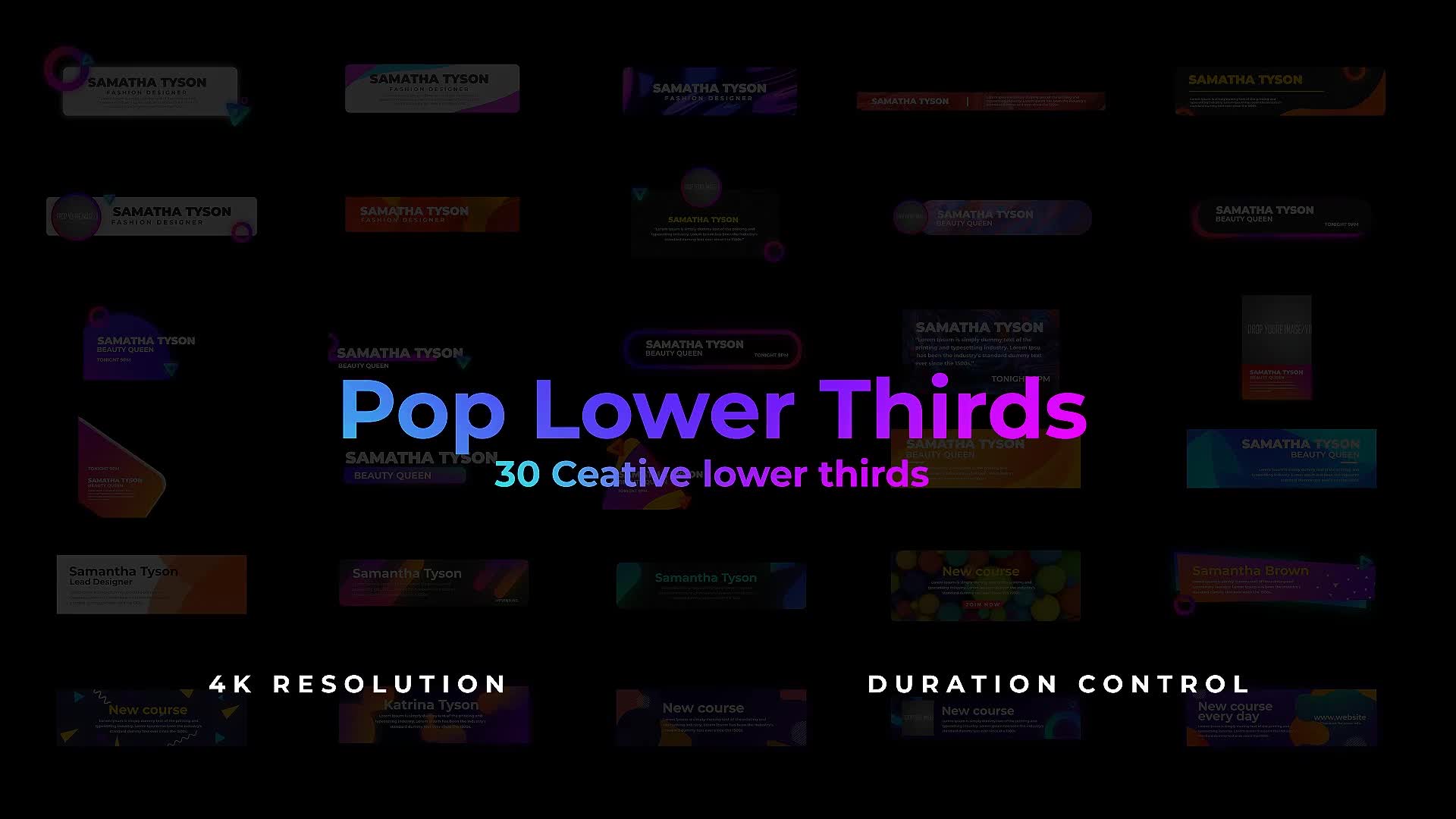Pop Lower thirds Videohive 26746831 After Effects Image 1
