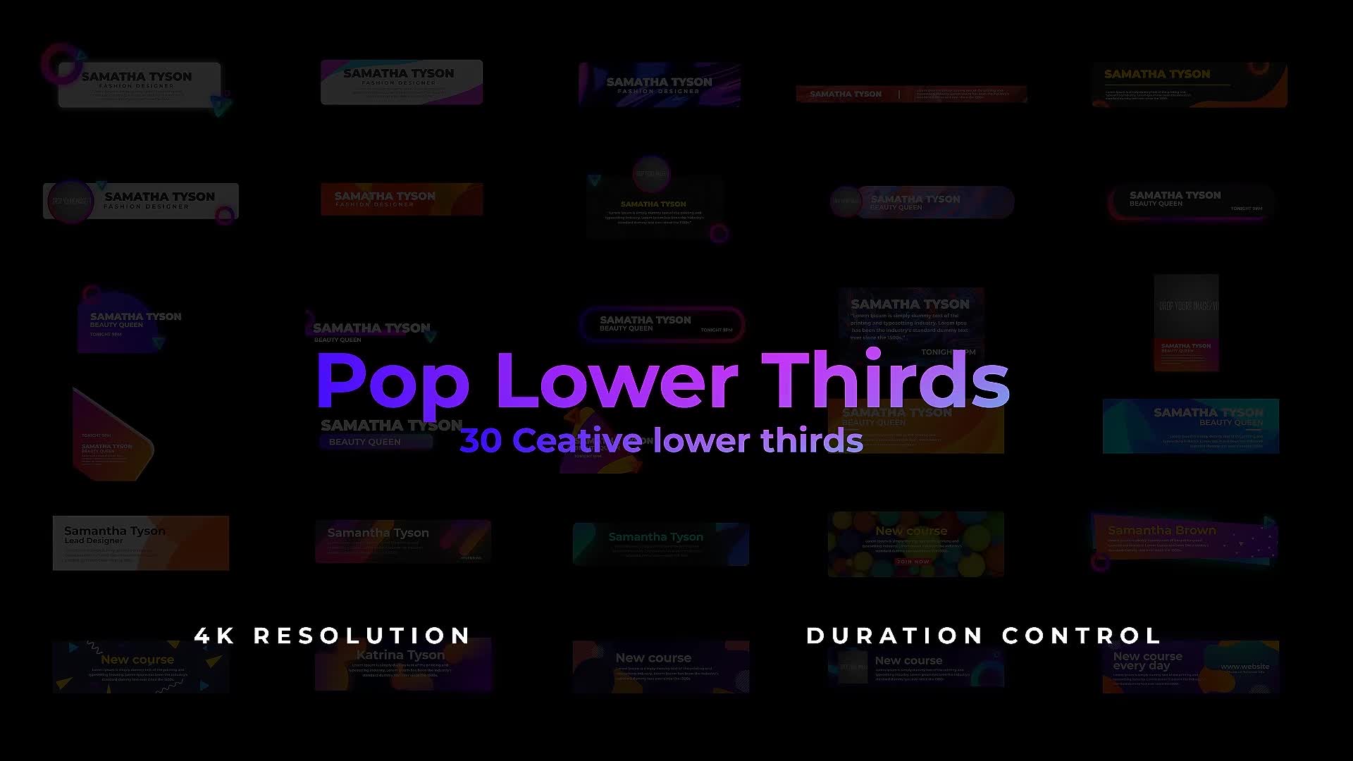 Pop Lower thirds Videohive 26926063 Premiere Pro Image 1