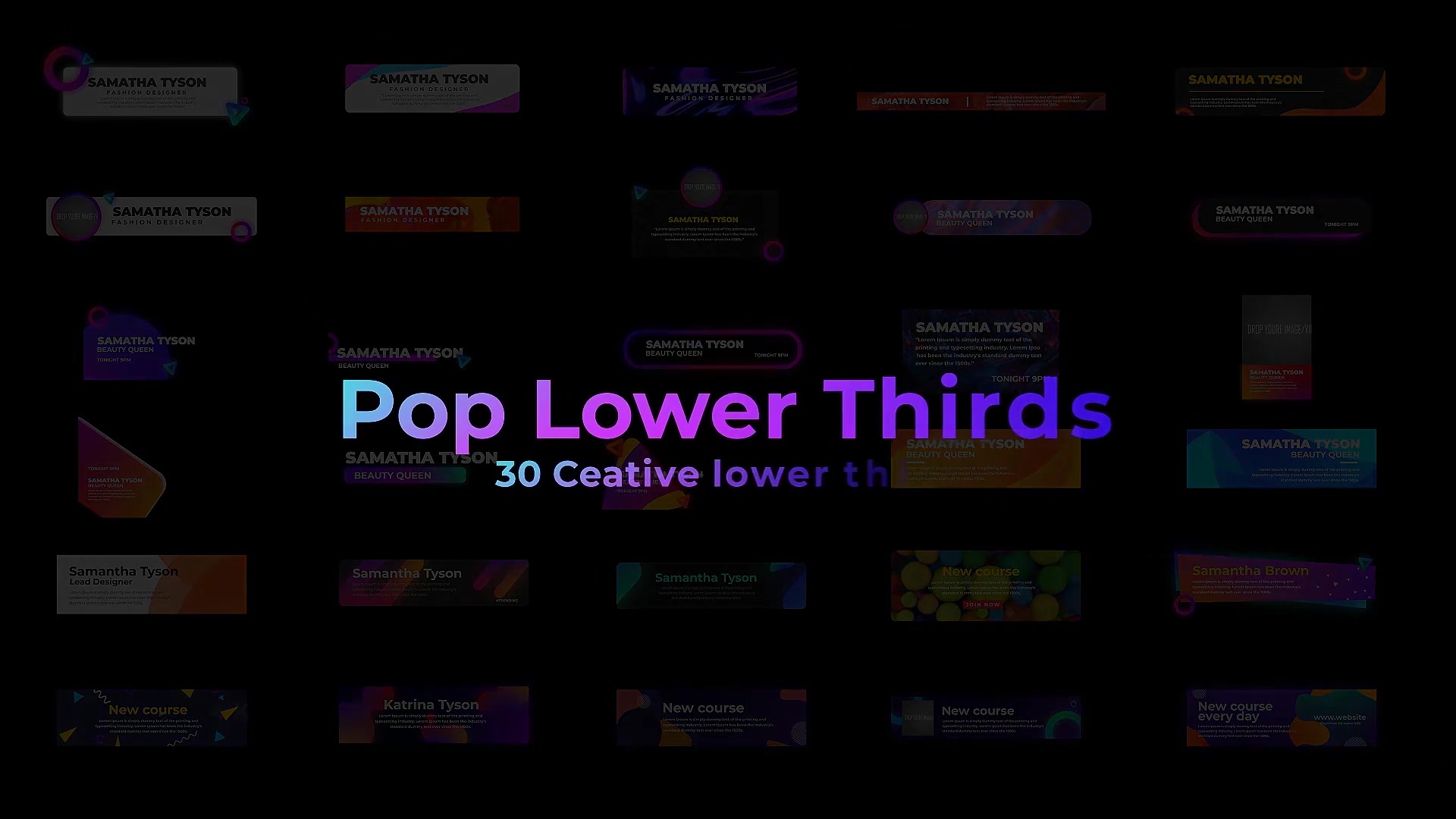 Pop Lower thirds Videohive 26926063 Premiere Pro Image 10