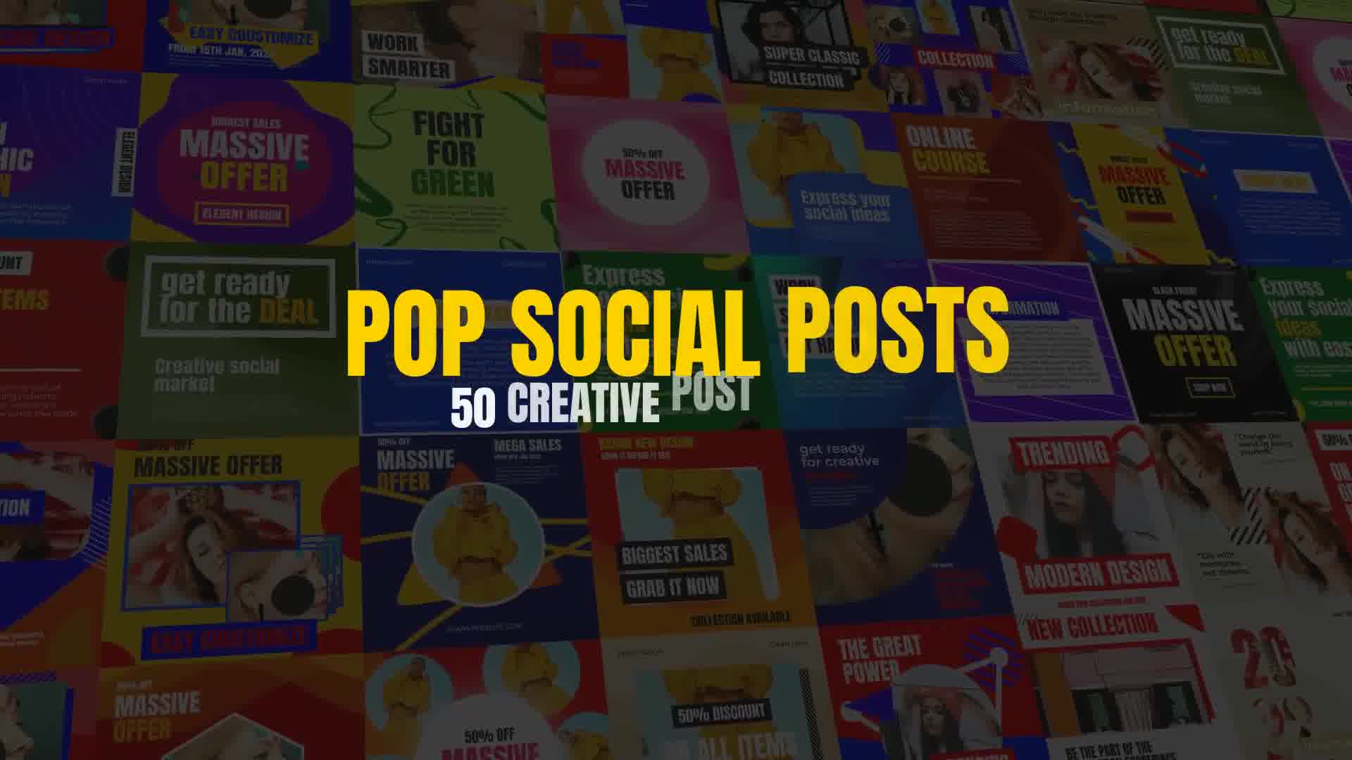Pop Social Posts Videohive 32241653 After Effects Image 12