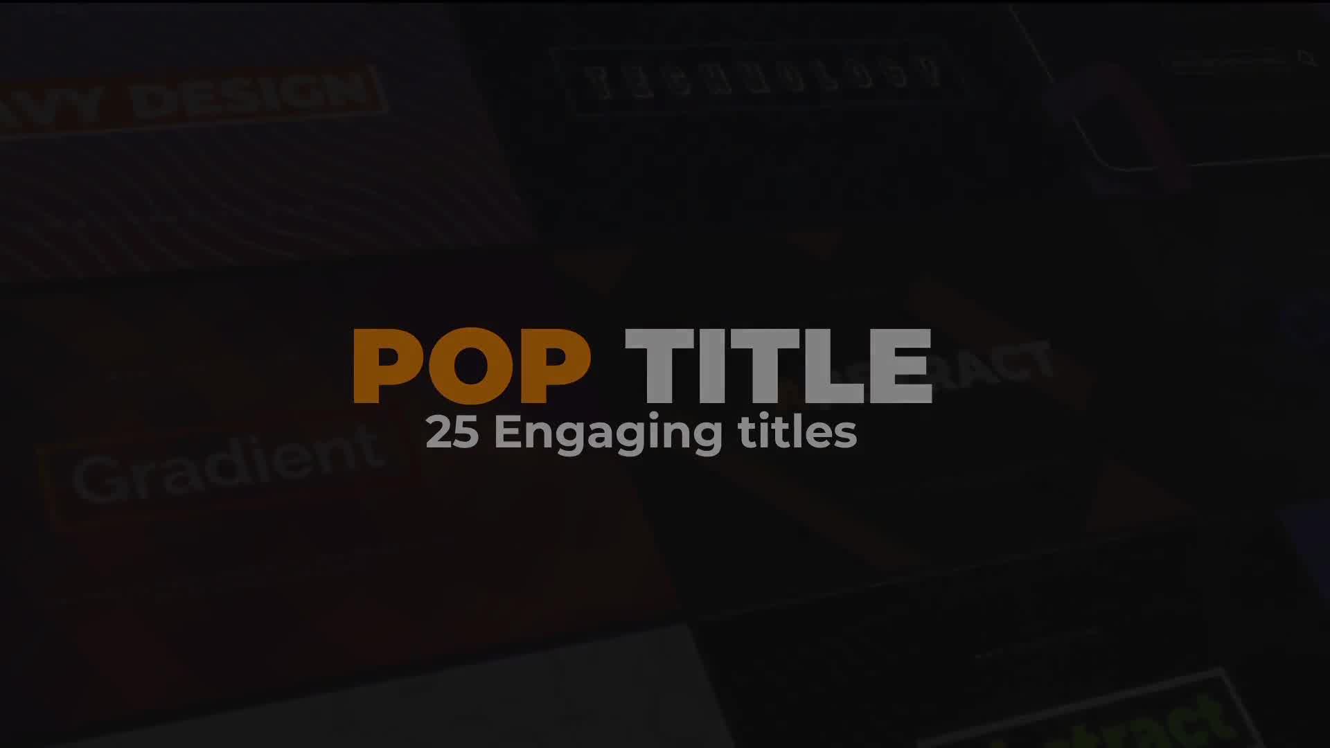 POP Titles Videohive 24039336 Premiere Pro Image 12