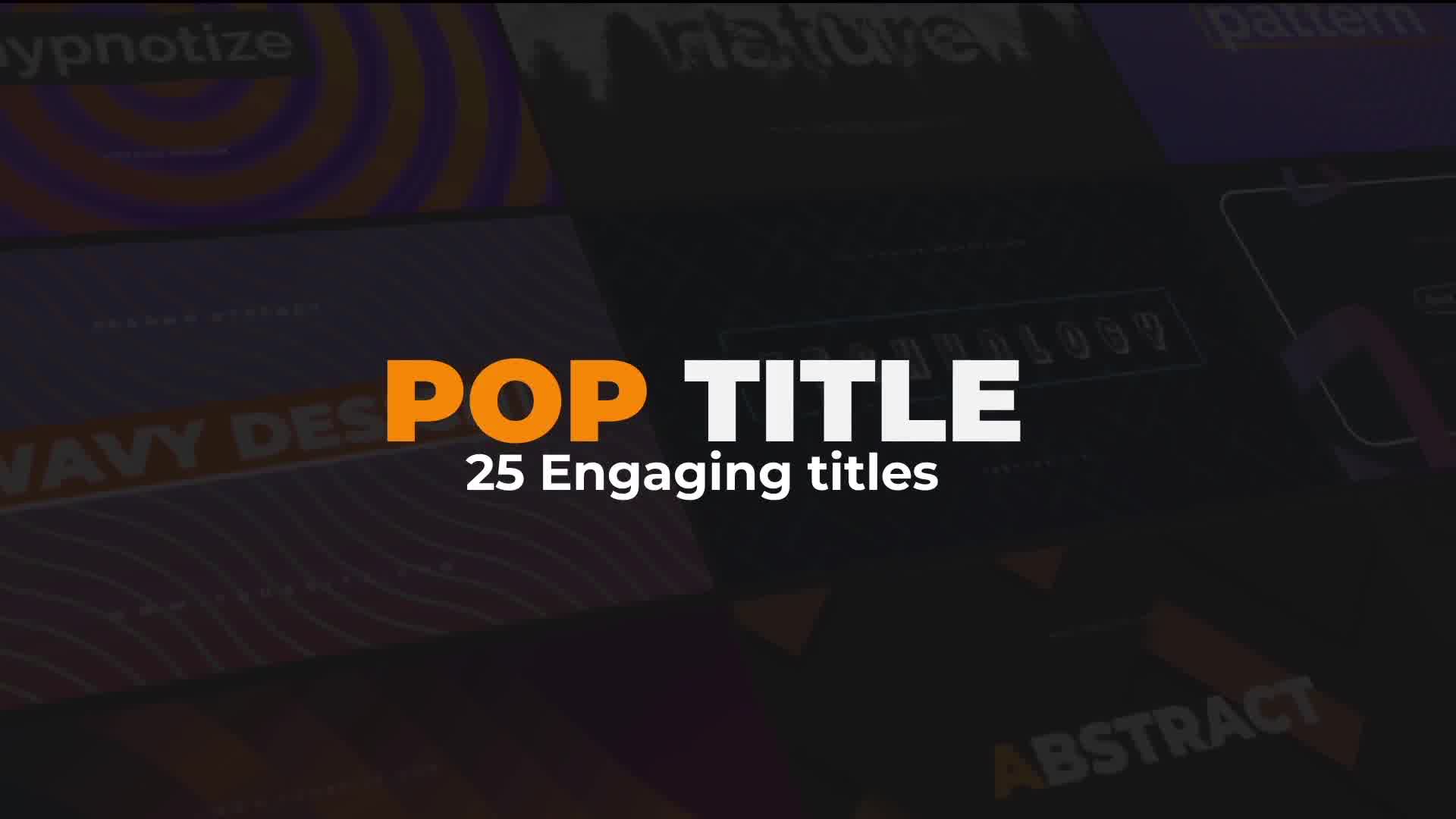 POP Titles Videohive 24002165 After Effects Image 12