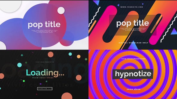 POP Titles - Videohive Download 24002165