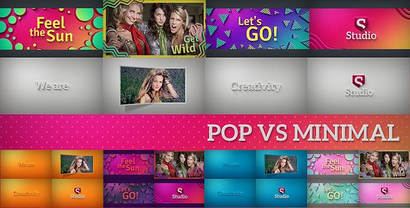 Pop Vs Minimal | Fast Slideshow Pack - Download Videohive 17438770