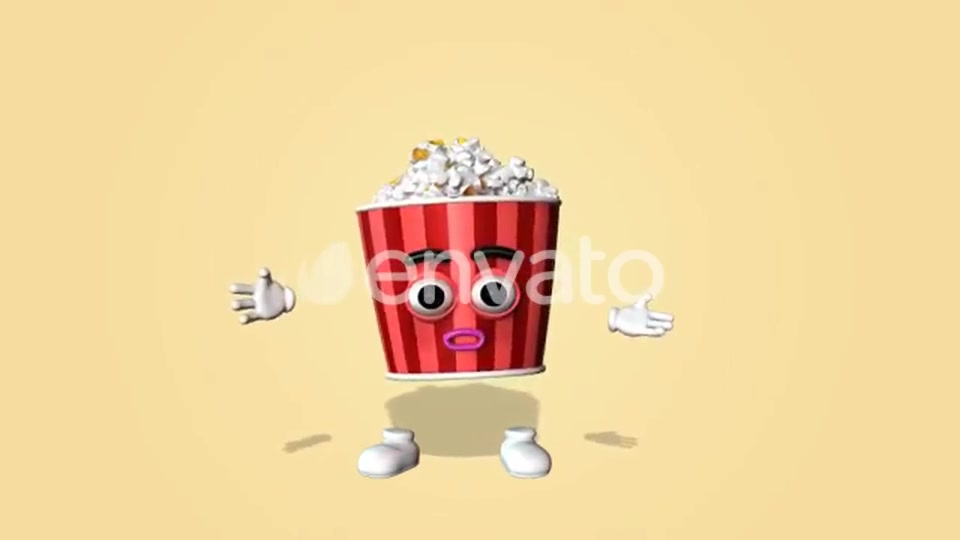 Popcorn Character Kit Videohive 27083189 Motion Graphics Image 12