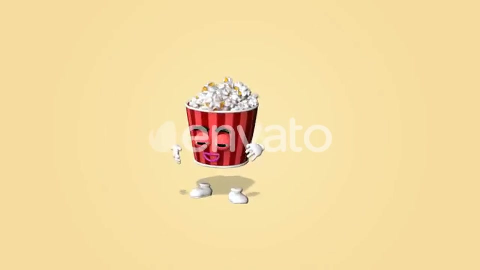 Popcorn Character Kit Videohive 27083189 Motion Graphics Image 7
