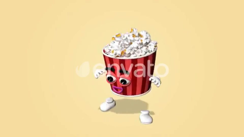 Popcorn Character Kit Videohive 27083189 Motion Graphics Image 8