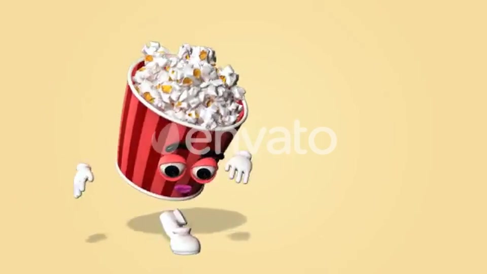 Popcorn Character Kit Videohive 27083189 Motion Graphics Image 9