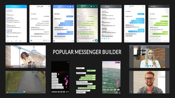 Popular Messenger Builder (Premiere Pro) - Download Videohive 23888554