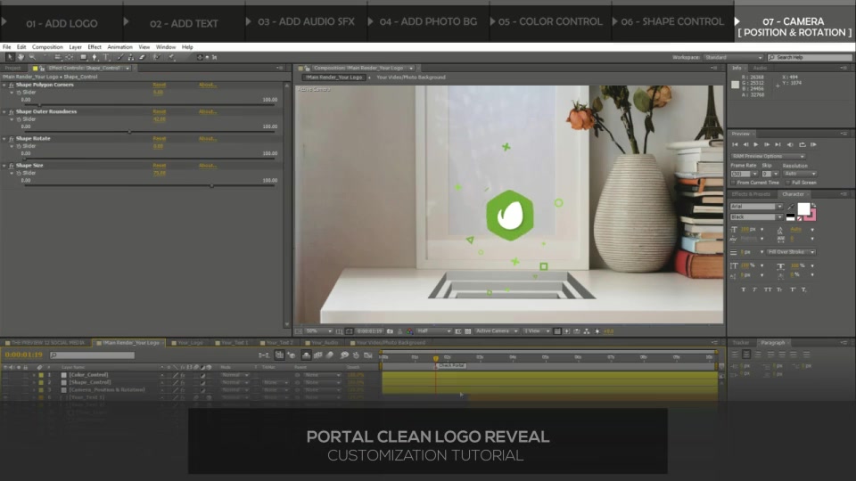 Portal Clean Logo Reveal Videohive 28626216 After Effects Image 11