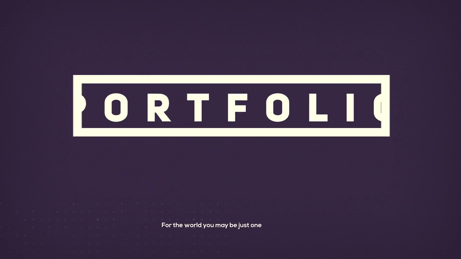 Portfolio l Showreel Videohive 23353752 After Effects Image 1